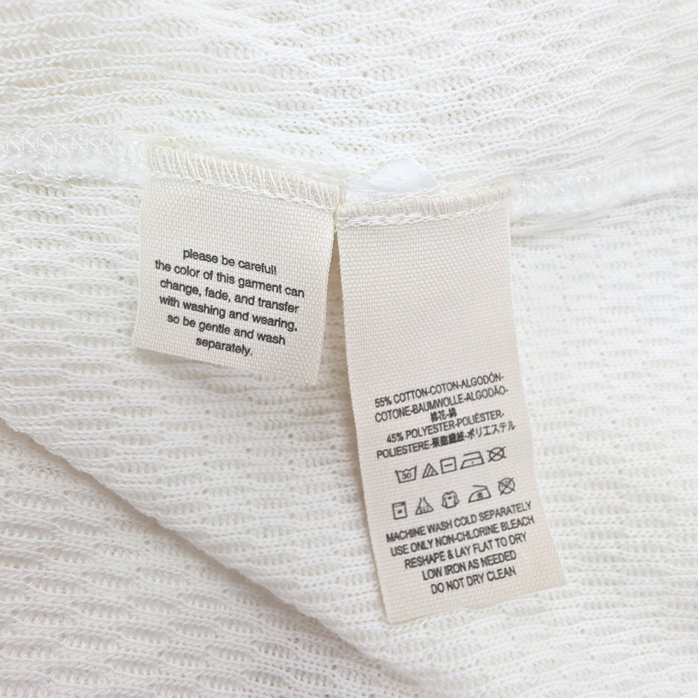 NWT Free People Super Sonic Thermal Tunic XS Ivory Boho Long Top - Picture 7 of 11